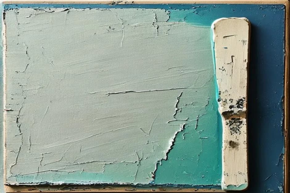 An oil painting of a winding Namibian desert road splitting and resolving into one clear route.